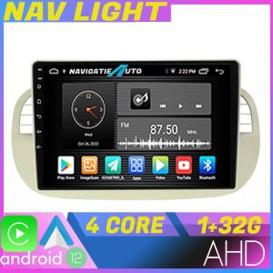 Dedikált navigáció Fiat 500 2007-2014 között Android 1+32