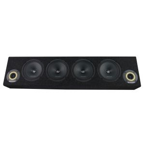 Cutie de difuzoare Phonix Gold 1700W ieșire SPL 2 x 4 OHM 4 x difuzoare midrange 2 x tweetere pro audio