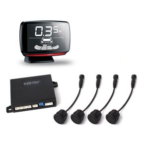 Parkolóradar, BS 410 LED, LCD, Keetec, fekete színű