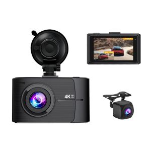 Közlekedésfigyelő kamera, T007H 4K + 1080P, alkalmazásvezérléssel