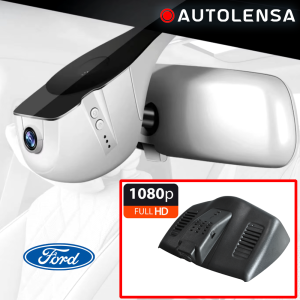 Keret nélküli DVR kamera Ford Mondeo 2015-18 Prémium, első kamera 1080p Autolensa, 24/7 modell Fekete FD07