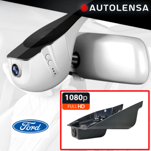 Keret nélküli DVR kamera Ford Mondeo 2015-18 alacsony (2018-as modellekkel kompatibilis 60%), első kamera 1080p Autolensa, 24/7 fekete FD01 modell (18, a magasabb felszereltségi szintek 40%-a nem kompatibilis)