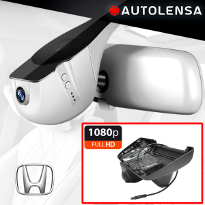 Keret nélküli Honda Accord prémium DVR kamera, 1080p Autolensa elülső kamera, 24/7 fekete modell HDBT06