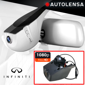 Keret nélküli DVR kamera Infiniti QX50 2018-19, Első kamera 1080p Autolensa, 24/7 modell fekete INF03