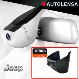 Keret nélküli DVR kamera Jeep Grand Cherokee 2015-17, Első kamera 1080p Autolensa, 24/7 modell fekete JEEP04