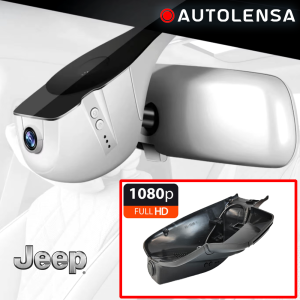 Keret Nélküli DVR Kamera Jeep Compass 2021-24, Első Kamera 1080p Autolensa, 24/7 Modell Fekete JEEP11