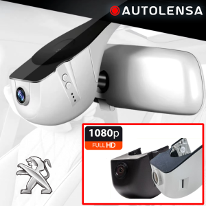 Keret nélküli DVR kamera Peugeot 4008 2022-, első kamera 1080p Autolensa, 24/7 Modell Fekete PE07