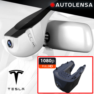 Keret nélküli egység Tesla Model X 2017 DVR kamera, 1080p Autolensa elülső kamera, 24/7 modell fekete TSL02
