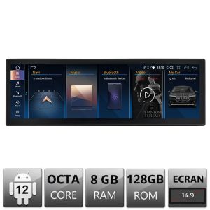 Navigatie BMW Seria 7 F01 2012-2015 cu ecran NBT Android ecran 14.9