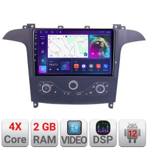 Navigatie Ford S-max 2006-2014 dedicata Android radio gps internet 2+32 KIT-smax-navi+EDT-E209v2