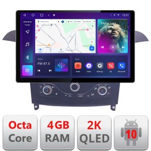 Navigatie Ford S-max 2006-2014 Qled 2K Octa Core 4+64 LTE 4G DSP Wifi 5Ghz android auto carplay radio gps internet KIT-smax-navi+EDT-E413-2K