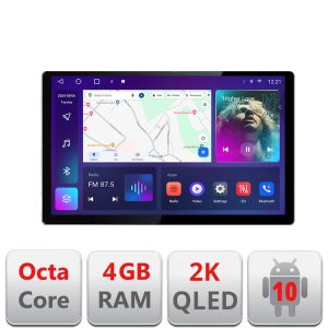 Navigatie Lexus NX 2011-2018 varianta high Qled 2K Octa Core 4+64 LTE 4G DSP Wifi 5Ghz android auto carplay radio gps internet kit-nx-2011-high+EDT-E413-2K
