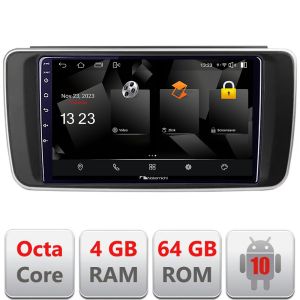Navigatie Nissan Leaf 2018-2024 Nakamichi NAM5510 Qled Octa Core 720p 4+64 DSP 360 camera carplay android auto