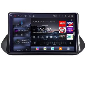 Navigatie Nissan X-trail 2021- Qled 2K Octa Core 16+512 LTE 4G DSP Wifi 5Ghz android auto carplay radio gps internet kit-x-trail-2021+EDT-E810-2K