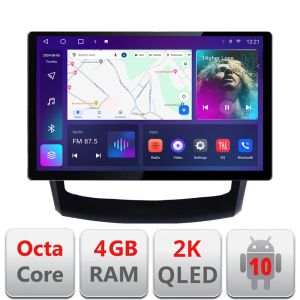 Navigatie Renault Kadjar facelift 2019-2022 Qled 2K Octa Core 4+64 LTE 4G DSP Wifi 5Ghz android auto carplay radio gps internet kit-9030-facelift+EDT-E413-2K+kit-9030-facelift10-9
