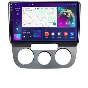Navigatie VW Golf 5 2004-2010 clima manuala Android radio gps internet 2+32 KIT-golf5-manual+EDT-E210