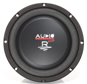 Subwoofere plat de înaltă eficiență R 08 FLAT EVO3-D4, realizat cu MDF de10/18mm 