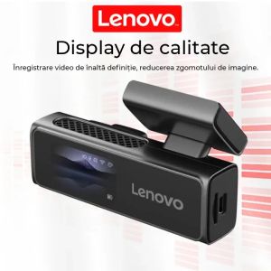 Camera DVR Lenovo S7 ecran 1.97 inch 4K fata si 1080 spate Wifi Starlight night vision carcasa metal