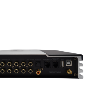 Amplificator cu DSP Nakamichi FDSK730A 8x35 watts rms în 4 ohmi, 10 canale, fibră optică, usb