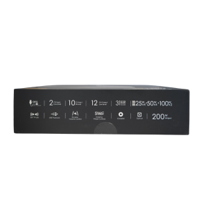 Amplificator cu DSP Nakamichi FDSK730A 8x35 watts rms în 4 ohmi, 10 canale, fibră optică, usb