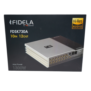 Amplificator cu DSP Nakamichi FDSK730A 8x35 watts rms în 4 ohmi, 10 canale, fibră optică, usb