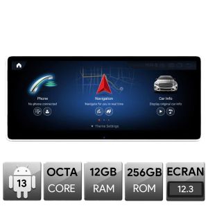 Navigatie Mercedes E W212 2008-2011 NTG4, Android, Octa Core, 12+256, 12.3", Qled 2K 2400x900, Qualcomm 680