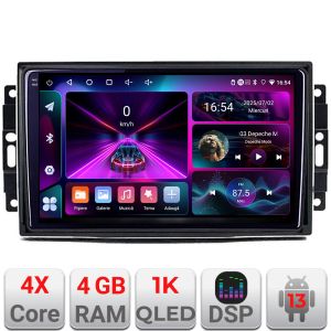 Navigatie Chrysler Jeep A-202 4+64 InCell Display 1K Android Waze USBNavigatie Internet Youtube Radio V2