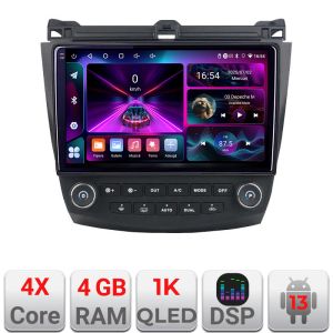 Navigatie Honda Accord 2004-2008 A-ACCORD cu Android Radio Bluetooth Internet  4+64 InCell Display 1K