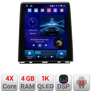 Navigatie Renault Clio 5 high Edonav Tesla Qled 9.7",Quad core,4Gb RAM,64Gb Hdd,DSP,Carplay,Android Auto,Bluetooth