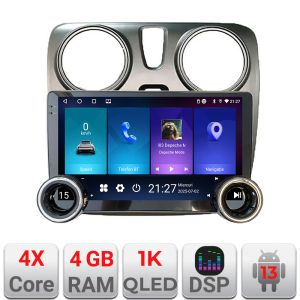 Navigatie Dacia Dokker Edotec  4+64 10.5 inch Incell 1K android Wifi 5Ghz gps internet  