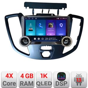 Navigatie Ford Transit 2015-2020 Edotec  4+64 10.5 inch Incell 1K android Wifi 5Ghz gps internet  kit-turneo-custom