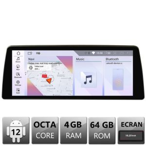 Navigatie BMW Seria 6 E63 2006-2012 cu ecran CIC Android ecran 10.25" 4+64 4G BT