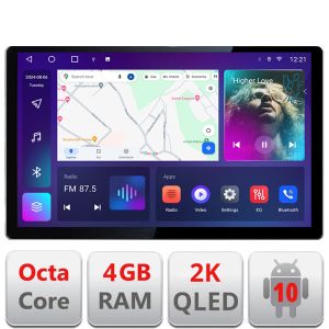 Navigatie Volvo XC90 2002-2014 Qled 2K Octa Core 4+64 LTE 4G DSP Wifi 5Ghz android auto carplay radio gps internet Kit-+EDT-E413-2K+KIT-10-9