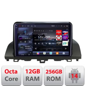 Navigatie Honda Accord 2019-2022 Qled 2K Octa Core 16+512 LTE 4G DSP Wifi 5Ghz android auto carplay radio gps internet Kit-+EDT-E810-2K