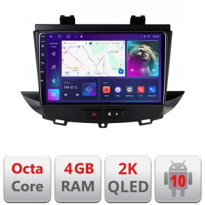 Navigatie Opel Grandland X Crossland X 2016-2020 QLED 2K Octa core 4+32 DSP 360 Optic FHD internet gps radio carplay android auto Kit-+EDT-E409-2K
