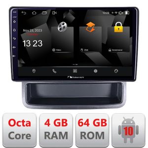 Navigatie Renault Traffic 2009-2014 Nakamichi NAM5510 Qled Octa Core 720p 4+64 DSP 360 camera carplay android auto