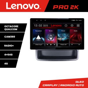 Navigatie Renault Traffic 2009-2014 Lenovo Qled 2K Octa Core 4+64 360 DSP carplay android auto radio gps internet Kit-+PRO-2K-10-4+64
