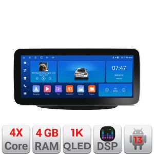 Navigatie Mercedes Vito Viano 2004-2006 dedicata Android cu butoane radio gps internet 4+64 ecran 12.3 inch InCell display Qled 1K Rockchip Kit-+EDT-E211-RK