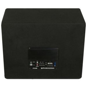 Subwoofer activ Phoenix Gold, difuzor 8", 125 W RMS, 500 W Max, kit de cabluri incluse