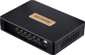 Amplificator cu DSP auto Goldhorn DSPA 406 6 canale 260 Watts max BT 