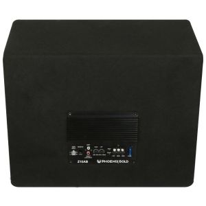 Subwoofer activ Phoenix Gold, difuzor 12", 250 W RMS, 1000 W MAX, kit de cabluri incluse