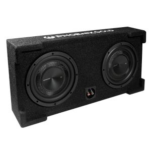 Cutie Phoenix Gold dublă pasivă, difuzor 2x8", 250 W RMS, 500 W MAX, cutie pasivă pentru radiator cu ardere în jos