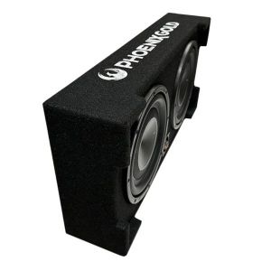 Subwoofer pasiv cu incinta, Phoenix Gold, 350 w rms, 700 w max, difuzor 2x10"