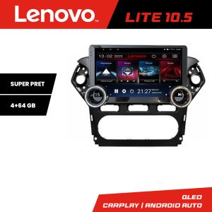 Navigatie Ford Mondeo 2010-2014 Kit-mondeo-clima Lenovo  8 core 4+64 10.5 inch Incell 1K android Wifi 5Ghz gps internet