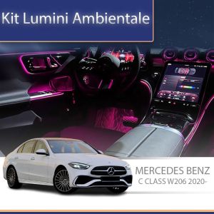 Lumini ambientale Mercedes W206 C Class set complet control telefon sau sistem original