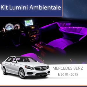 Lumini ambientale Mercedes E212 E Class full trimuri set complet control telefon sau sistem original