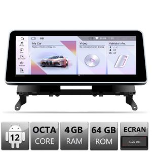 Navigatie BMW X3 X4 F25 F26 2012-2015 cu ecran NBT Android ecran 10.25" 4+64 4G BT