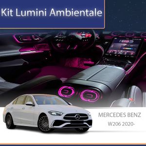 Lumini Ambientale Mercedes Benz C Class W206 2020- set complet control telefon sau sistem original
