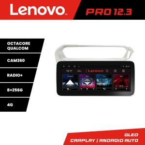Navigatie Peugeot 301 Citroen K-Elisee K-301 Lenovo PRO 8+256 12.3 inch qled android 4G DSP gps internet S