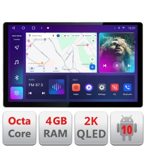 Navigatie Fiat Ducato Citroen Jumper Peugeot Expert 2006-2018 variante cu radio cd sau navigatie de fabrica Qled 2K Octa Core 4+64 LTE 4G DSP Wifi 5Ghz android auto carplay radio gps internet